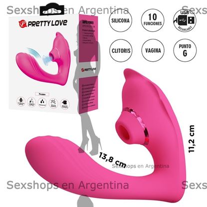 Estimulador Clitoriano con 10 Modos de Vibración y 7 de Golpeteo